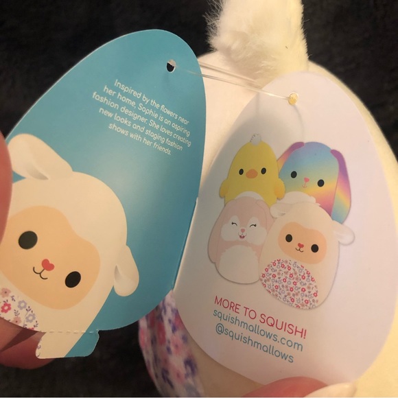 Sophie the Lamb Easter 5” Spring Squishmallow NWT - Picture 3 of 3